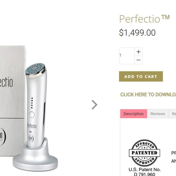 Zero Gravity Perfectio Anti-Aging Facial Infrared Device - Picture 6 of 6